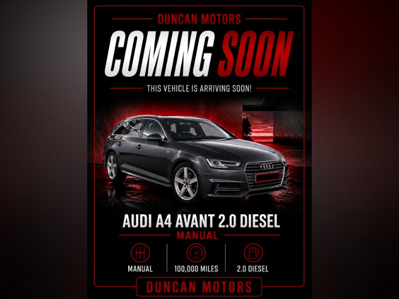 2016 Audi A4 Avant 2.0 TDI S line Estate 5dr Diesel Manual Euro 6 s/s 150 ps