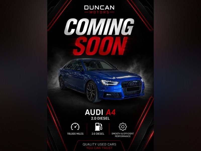 2015 Audi A4 2.0 TDI Black Edition Plus Saloon 4dr Diesel Manual Euro 5 s/s 177 ps